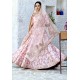 Pink Silk Zari Worked Designer Lehenga Choli