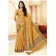 Gold Silk Weaving Worked Saree