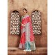 Red Kanjivaram Silk Zari Worked Designer Saree