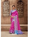 Rani Kanjivaram Silk Zari Worked Designer Saree