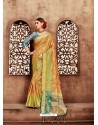 Camel Kanjivaram Silk Zari Worked Designer Saree