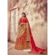 Lovely Red Silk Zari Heavy Embroidered Bridal Lehenga Choli