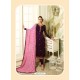 Purple Satin Georgette Diamond Worked Designer Churidar Suit
