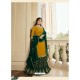 Scintillating Mustard Georgette Embroidery Designer Party Wear Salwar Suits