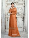 Ravishing Brown Designer Embroidered Salwar Suit