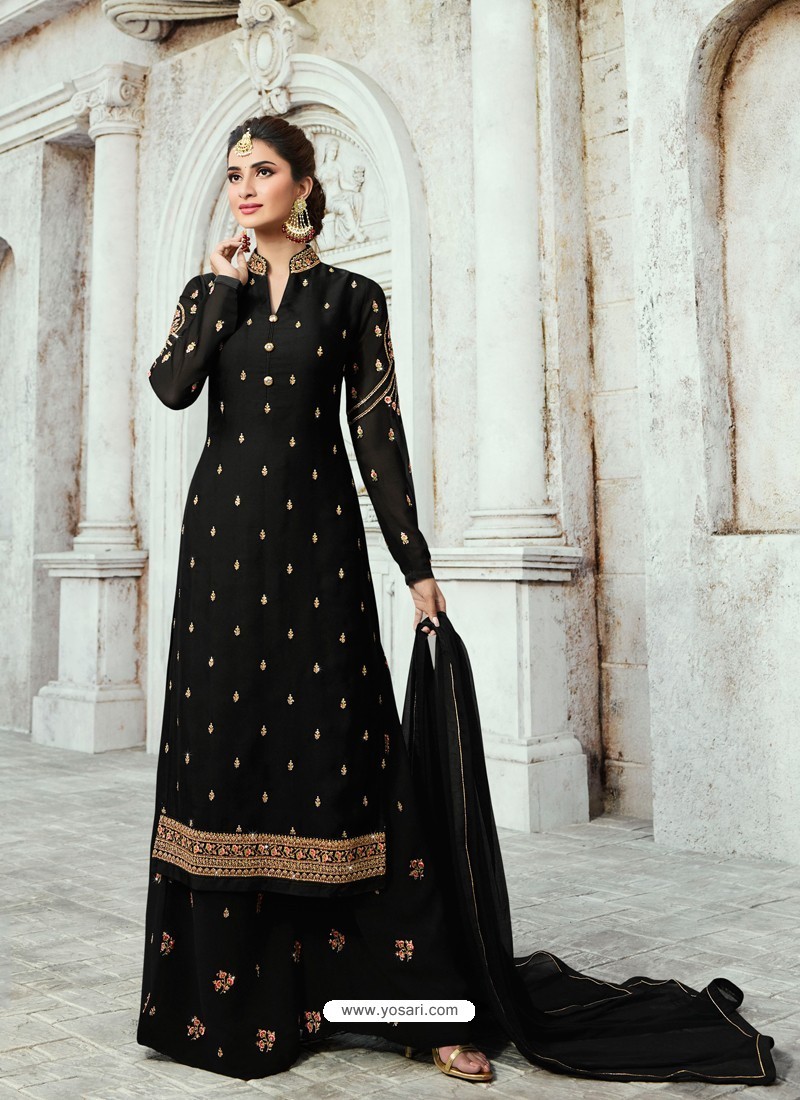 black salwar suit design