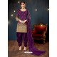 Trendy Purple Designer Embroidered Salwar Suit