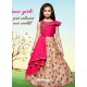 Sizzling Magenta Party Wear Gown for Girls
