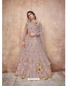 Awesome Lavender Designer Anarkali Suit