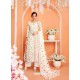 Scintillating Off White Embroidered Palazzo Salwar Suit