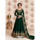 Fabulous Dark Green Designer Anarkali Suit