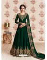 Fabulous Dark Green Designer Anarkali Suit