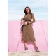 Marvellous Brown Designer Readymade Kurti