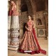 Ravishing Peach Embroidered Designer Anarkali Suit