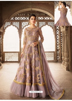 Fabulous Mauve Designer Anarkali Suit