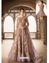 Fabulous Mauve Designer Anarkali Suit