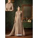 Scintillating Beige Designer Anarkali Suit