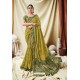 Classy Yellow Silk Wedding Party Wear Saree