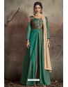 Trendy Green Party Wear Gown for Girls