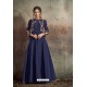 Fabulous Navy Blue Party Wear Gown for Girls