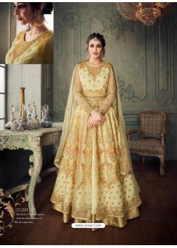 Fabulous Cream Designer Anarkali Suit