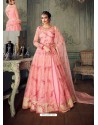 Fabulous Pink Designer Anarkali Suit