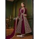 Ravishing Maroon Embroidered Designer Salwar Suit