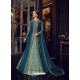 Fabulous Blue Embroidered Designer Salwar Suit