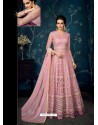 Ravishing Pink Embroidered Designer Anarkali Suit