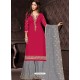 Ravishing Red Embroidered Designer Salwar Suit