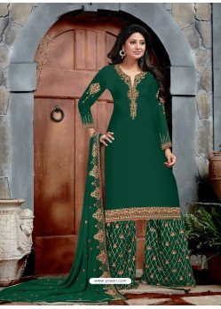 Ravishing Green Embroidered Designer Salwar Suit