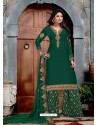 Ravishing Green Embroidered Designer Salwar Suit