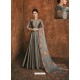 Grey Heavy Rayon Gold Fancy Embroidered Anarkali Suit