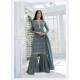 Fabulous Grey Embroidered Designer Salwar Suit