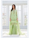 Ravishing Green Embroidered Designer Salwar Suit