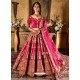 Awesome Magenta Heavy Embroidered Designer Lehenga Choli