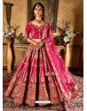 Awesome Magenta Heavy Embroidered Designer Lehenga Choli