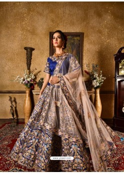 Classy Blue Heavy Embroidered Designer Lehenga Choli