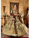 Classy Green Heavy Embroidered Designer Lehenga Choli