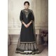 Ravishing Black Embroidered Designer Straight Salwar Suit