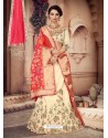 Classy Cream Heavy Embroidered Designer Lehenga Choli