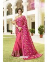 Rani Art Silk Embroidered Party Wear Saree