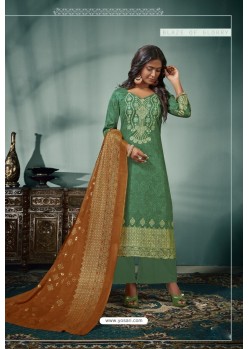 Awesome Green Embroidered Palazzo Salwar Suit
