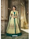 Fabulous Mehendi Embroidered Designer Anarkali Suit