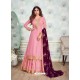 Trendy Pink Embroidered Palazzo Salwar Suit