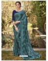 Classy Multi Colour Georgette Casual Sari