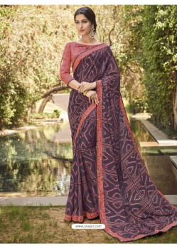 Classy Multi Colour Georgette Casual Sari