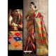 Classy Multi Colour Art Silk Party Wear Sari