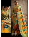 Trendy Multi Colour Art Silk Party Wear Sari