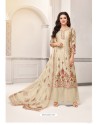 Awesome Beige Printed Palazzo Salwar Suit